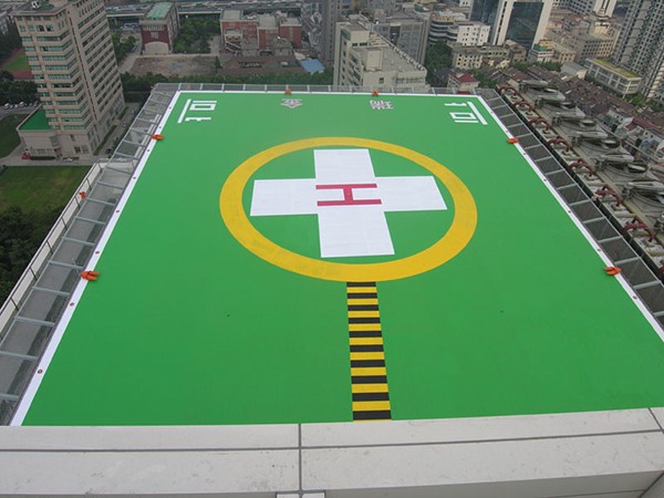 医院高层建筑屋顶建设直升机停机坪 空中救援时代已悄然开始
