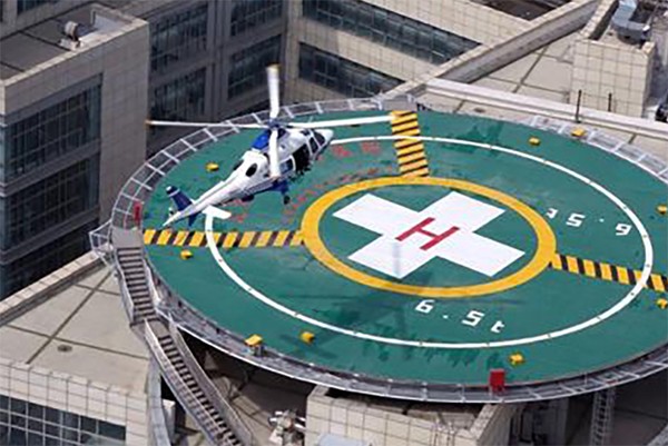 上海建设医疗急救用直升机停机坪