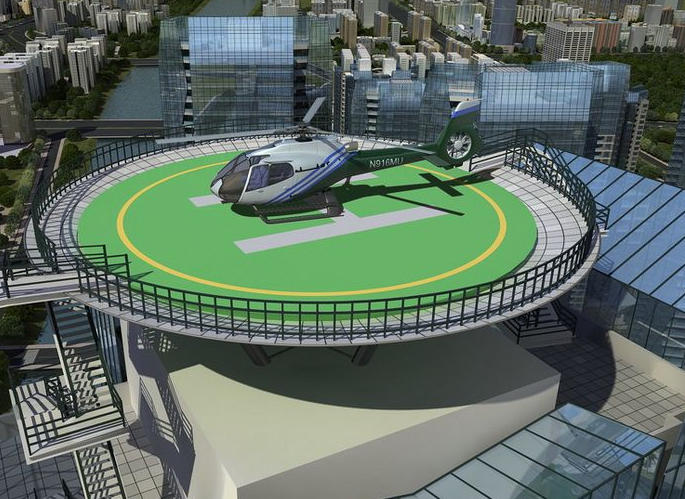 高层建筑的屋顶直升机停机坪有什么作用
